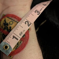 Black Harbor Tattoo - 2"x1.75" instead of a square! TRASH!!!