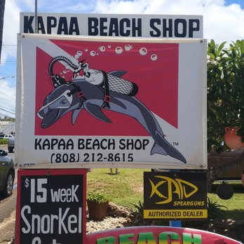 Kapaa Beach Shop - by some food trucks, Kapaa's offerings - Free Diving Near Me - Kapaa, Hawaii