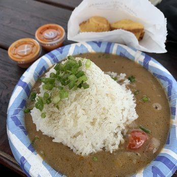 Avenue Saint Charles - The gumbo came with the gumbo, sauces and the mini muffins - Cajun/Creole Near Me - Beaverton, Oregon Avenue Saint Charles - The gumbo came with the gumbo, sauces and the mini muffins - Cajun/Creole Near Me - Beaverton, Oregon