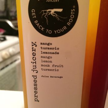 Pressed Juicery - Mango Turmeric Lemonade - Juice Bars & Smoothies Near Me - Los Angeles, California