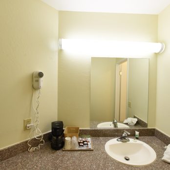 Brawley Inn - 2/2/18 - Clean bathroom sink, well stocked with free toiletries and coffee with mini coffee maker at Room #216! - Hotels Near Me - Brawley, California Brawley Inn - 2/2/18 - Clean bathroom sink, well stocked with free toiletries and coffee with mini coffee maker at Room #216! - Hotels Near Me - Brawley, California