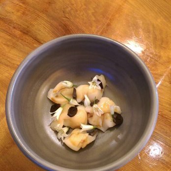 Wild Coast Sushi Bar - Scallops with black garlic $16 - Sushi Bars Near Me - Big Sur, California Wild Coast Sushi Bar - Scallops with black garlic $16 - Sushi Bars Near Me - Big Sur, California