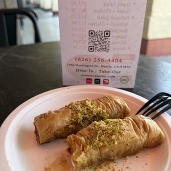 Janet's Mediterranean Cuisine - Baklava... my FAV!! - Mediterranean Near Me - Duarte, California Janet's Mediterranean Cuisine - Baklava... my FAV!! - Mediterranean Near Me - Duarte, California