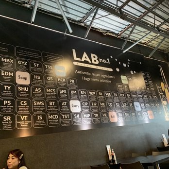 Lab No.1 - Menu - Asian Fusion Near Me - Centreville, Virginia