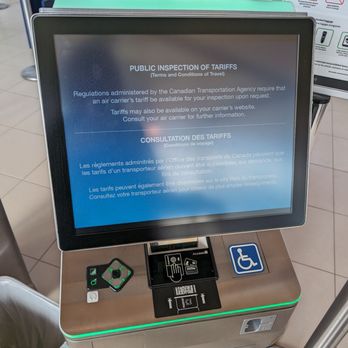 Air Canada - Check-in kiosk - Airlines Near Me - Winnipeg, Manitoba