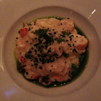 Gary Danko - Risotto with Lobster, Gulf Shrimp, Shimeji Mushrooms and Peas - New American Near Me - San Francisco, California Gary Danko - Risotto with Lobster, Gulf Shrimp, Shimeji Mushrooms and Peas - New American Near Me - San Francisco, California