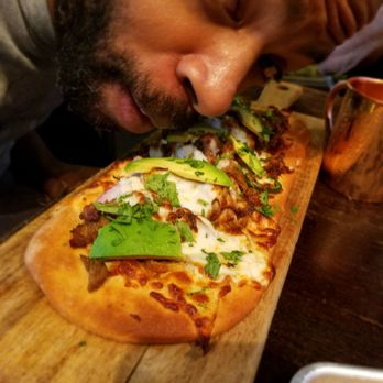 Crush & Brew - Pork flat bread yum - New American Near Me - Temecula, California
