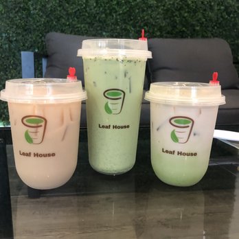 Leaf House - Up close - Bubble Tea Near Me - Cooper City, Florida
