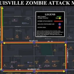 Louisville Zombie Attack - 2021 legend and info