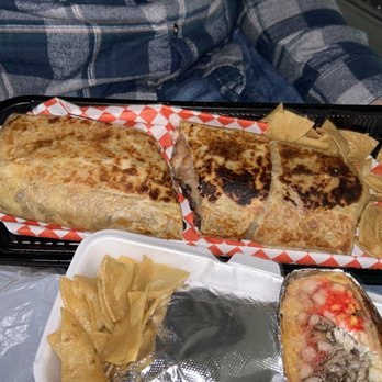 Taco Rojos - Burrito al chingaso  Hot Cheetos Burro - Food Trucks Near Me - Glendale, Arizona