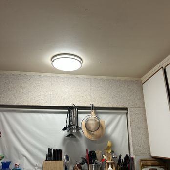 Ocean Blue Electric - - Installed new kitchen light fixture. - Electricians Near Me - South San Francisco, California Ocean Blue Electric - - Installed new kitchen light fixture. - Electricians Near Me - South San Francisco, California