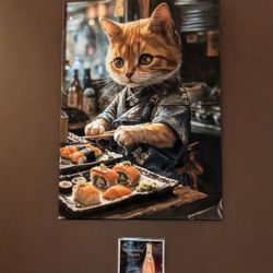 Sushi cat
