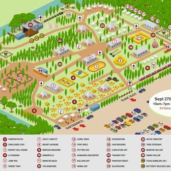 Uhland Fall Festival - Map of the grounds - Festivals Near Me - Kyle, Texas