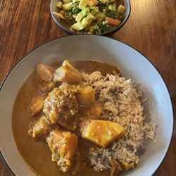 Desmond's Island Soul Grill - Pumpkin Curry PlatePumpkin