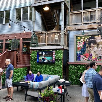 Lark - Back Patio with Ivy - Pizza Near Me - Chicago, Illinois Lark - Back Patio with Ivy - Pizza Near Me - Chicago, Illinois