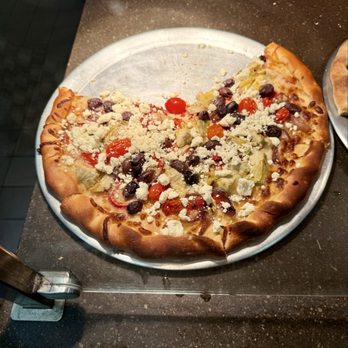 Wild Garlic - Mediterranean veggie was great, the crust is different & surprisingly good - Pizza Near Me - Reno, Nevada