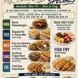 Our Lunch Specials.... Can't beat that !