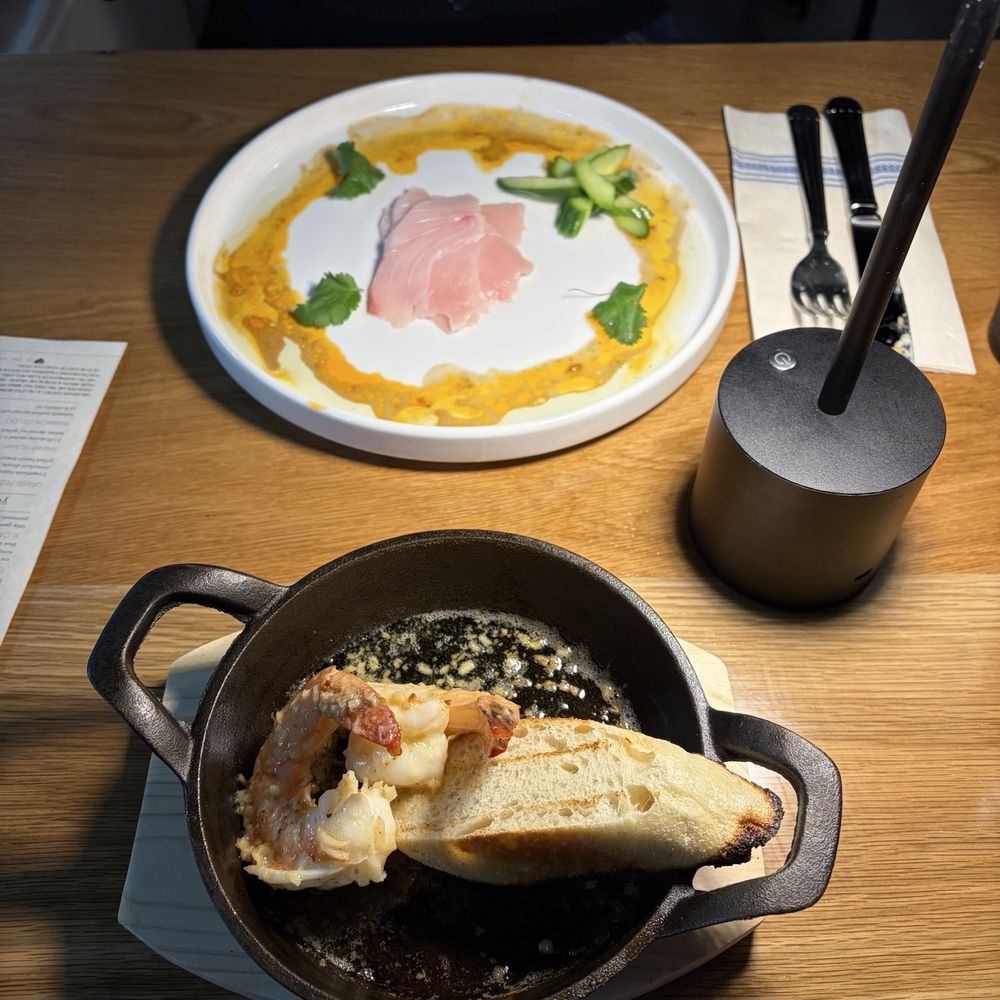 Our Nest - Shrimp scampi and Hamachi Crudo - Breakfast & Brunch Near Me - Brea, California Our Nest - Shrimp scampi and Hamachi Crudo - Breakfast & Brunch Near Me - Brea, California