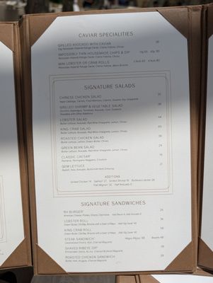Menu photo 7 RH Rooftop Restaurant at RH Palo Alto Palo Alto, CA
