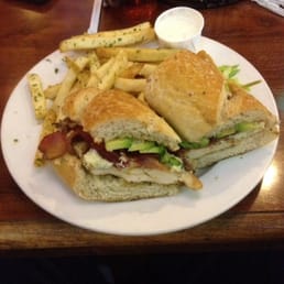 Cobb sandwich. A little dry needed more aioli Cobb sandwich. A little dry needed more aioli