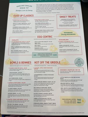 Menu photo 3 Eggs Up Grill Garner, NC