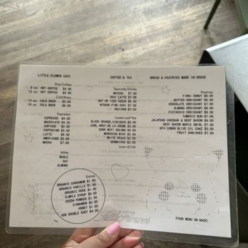 Little Flower - Menú - Coffee & Tea Near Me - Astoria, New York Little Flower - Menú - Coffee & Tea Near Me - Astoria, New York
