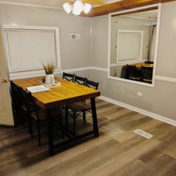 Sheer Grace Cleaners - Dining room to an Airbnb cottage we clean