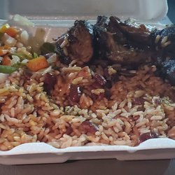 What A Jerk - Jerk pork dinner