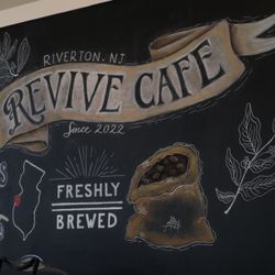 Revive Cafe - Chalk board menu