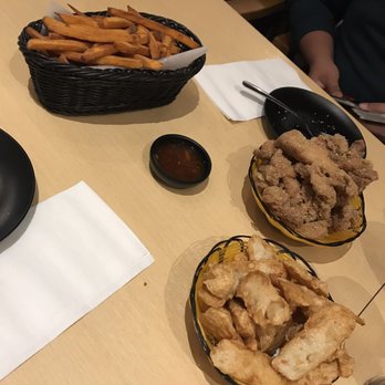 Teafun - Hamilton - Sweet potato fries, popcorn chicken and fried squid - Bubble Tea Near Me - Hamilton, Ontario