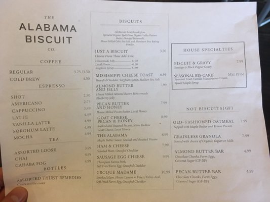 Menu photo 4 The Alabama Biscuit Co. Birmingham, AL Menu photo 4 The Alabama Biscuit Co. Birmingham, AL