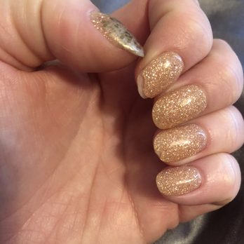 Optima Nail & Spa - Thumb where my roommate fixed a broken nail. Two other nails chipped. - Nail Salons Near Me - Douglassville, Pennsylvania