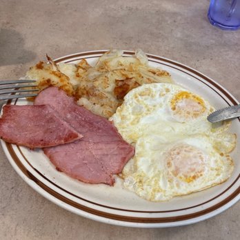Mac's Restaurant - Ham off the bone and eggs with hash Browns! - Diners Near Me - Park Ridge, Illinois