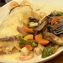 Salamanders - Seafood crepe. Filling!