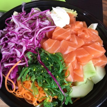 Tian Asian Express - Salmon Burrito bowl - Chinese Near Me - East Brunswick, New Jersey