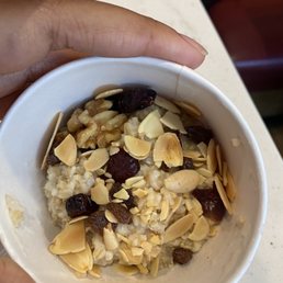 Steel Cut oatmeal (no flavor whatsoever)