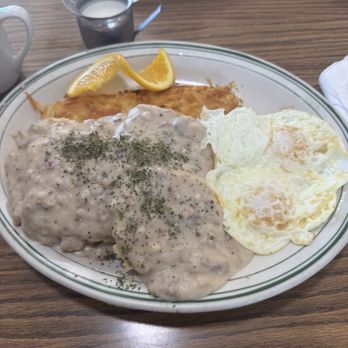 Boulevard Cafe & Grill - Biscuits and sausage gravy and eggs over medium! - Breakfast & Brunch Near Me - Petaluma, California Boulevard Cafe & Grill - Biscuits and sausage gravy and eggs over medium! - Breakfast & Brunch Near Me - Petaluma, California