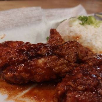 K Pop Ramen - K-Pop chicken tenders. Crisp on the outside, tender and moist on the inside, and a delicious sauce on top. - Ramen Near Me - Dallas, Texas