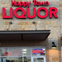 Exterior photo of Happy Town Liquor - Pflugerville, Texas Exterior photo of Happy Town Liquor - Pflugerville, Texas