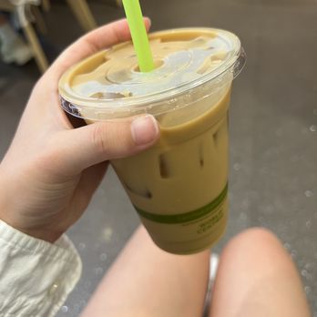 Le Phin - Iced pandan latte with macadamia milk - Coffee & Tea Near Me - New York, New York
