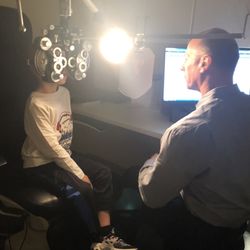 Anne Arundel Family Eye Care - My 5 year old getting his first eye exam