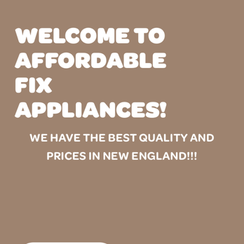 Affordable Fix Appliances - Appliances & Repair Near Me