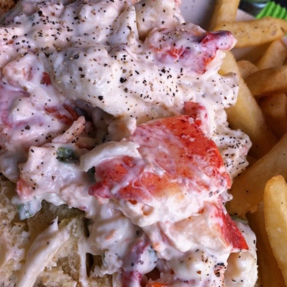 219 Bistro - Lobster and crab roll:close up! - American Near Me - Norfolk, Virginia 219 Bistro - Lobster and crab roll:close up! - American Near Me - Norfolk, Virginia