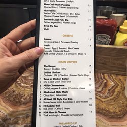 Bar91 - Bar Menu at Bar 91