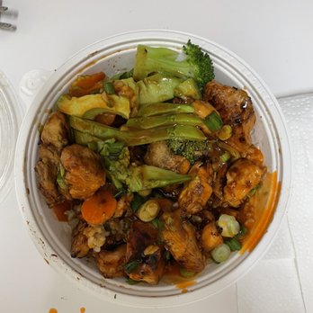 Flame Broiler - White Meat Chicken Brown Rice Side of Vegetables - Fast Food Near Me - Chatsworth, California Flame Broiler - White Meat Chicken Brown Rice Side of Vegetables - Fast Food Near Me - Chatsworth, California