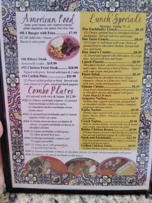 Menu photo 2 Robles Mexican Restaurant Canton, TX Menu photo 2 Robles Mexican Restaurant Canton, TX