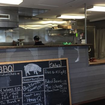 Forrest Dunlap - Ordering Counter and the Chalkboard Menu - Barbeque Near Me - Hummelstown, Pennsylvania