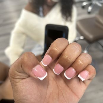 Blue Nail Spa 1 - Full French manicure - Nail Salons Near Me - Los Angeles, California