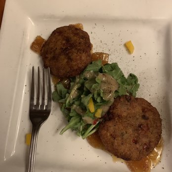 The Bistro at Marshdale - Smallest and worst crab cakes I have had at any restaurant in Colorado. Luke-cool, soggy and just not nicely seasoned. Don't recommend. - Cocktail Bars Near Me - Evergreen, Colorado The Bistro at Marshdale - Smallest and worst crab cakes I have had at any restaurant in Colorado. Luke-cool, soggy and just not nicely seasoned. Don't recommend. - Cocktail Bars Near Me - Evergreen, Colorado