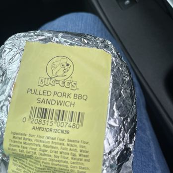 Buc-ee's - Pulled pork bbq sandwich was so good i wish that i had bought 4 or 5 more brought home for the week - Convenience Stores Near Me - Richmond, Kentucky